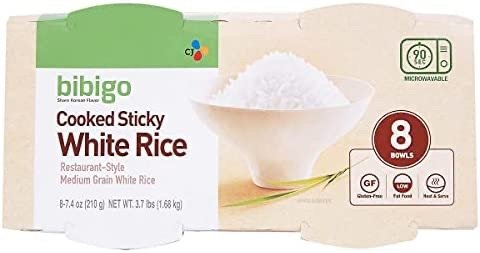 Restaurant-Style Cooked Sticky White Rice, 8 - 7.4-ounce Bowls