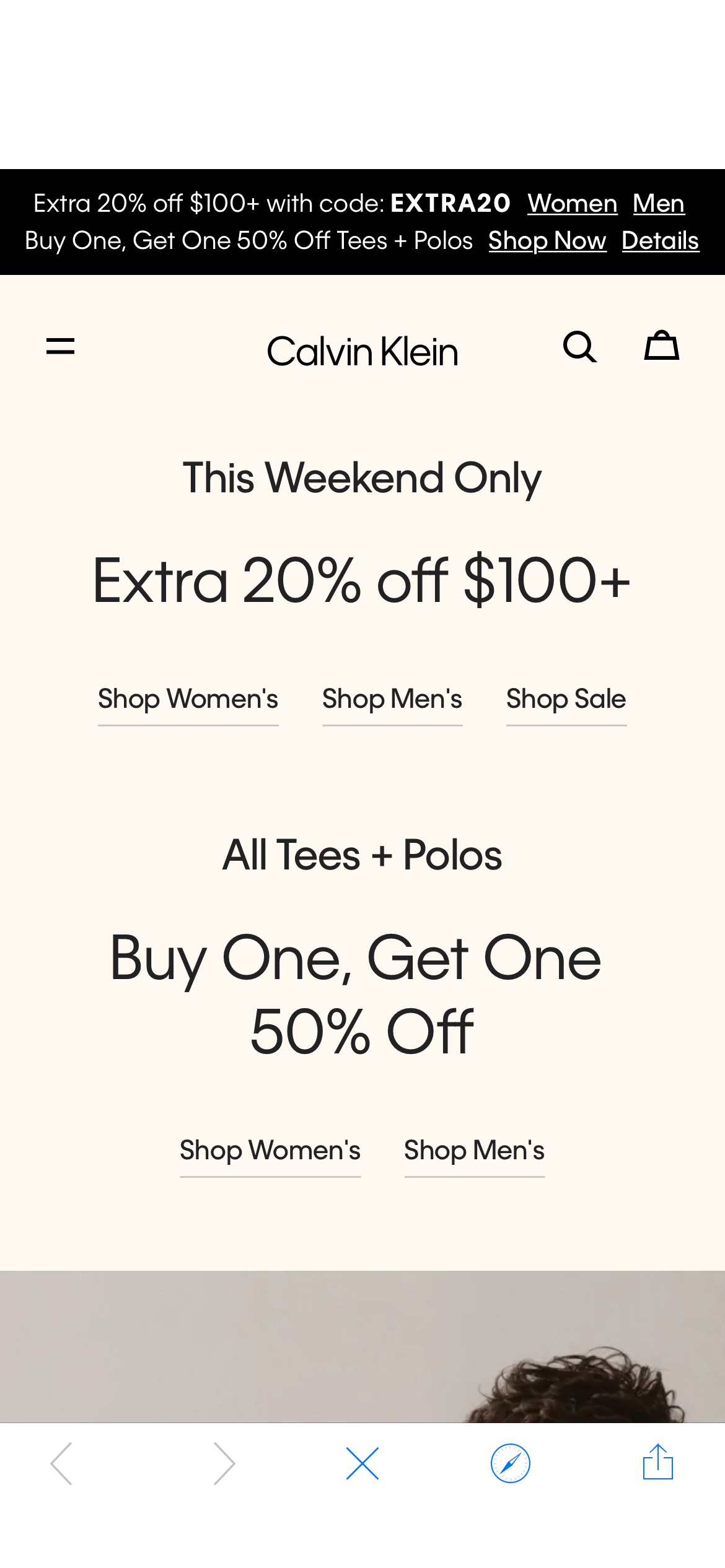 Buy one get one 50% off