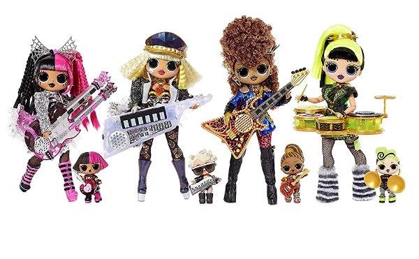 L.O.L Surprise OMG 摇滚音乐系列惊喜娃娃套装 含70件惊喜