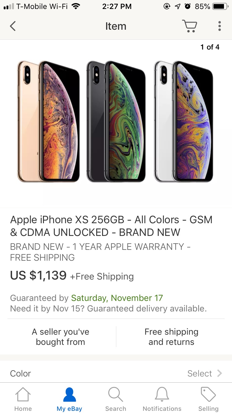 Electronics, Cars, Fashion, Collectibles, Coupons and More | eBay全场8%返点，包括iphone xs 和xs max