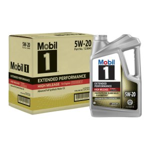 Mobil 1 Extended Performance High Mileage Full Synthetic Motor Oil 5W-20, 5 qt (3 Pack)