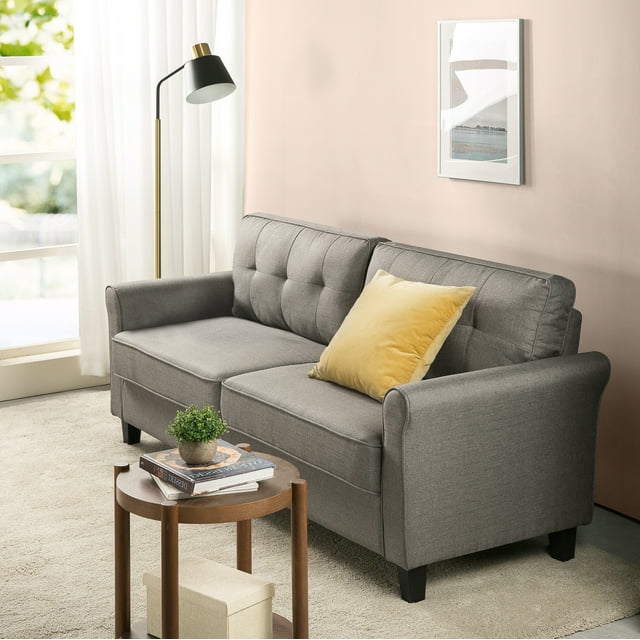 Zinus Sayan Sofa Couch, Sand Grey Fabric - Walmart.com