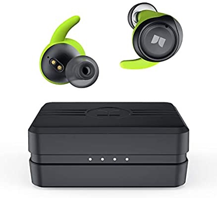 Amazon.com: Monster Isport Champion True Wireless Earbuds, 无线耳机 Bluetooth 5.0 Auto Pairing Headphones with Charging Case, AptX Stereo Bass Sound, CVC 8.0 Noise Cancellation