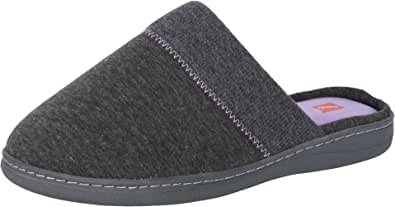 Hanes womens Comfort Cotton on Scuff With Memory Foam and Anti-skid Sole Slipper