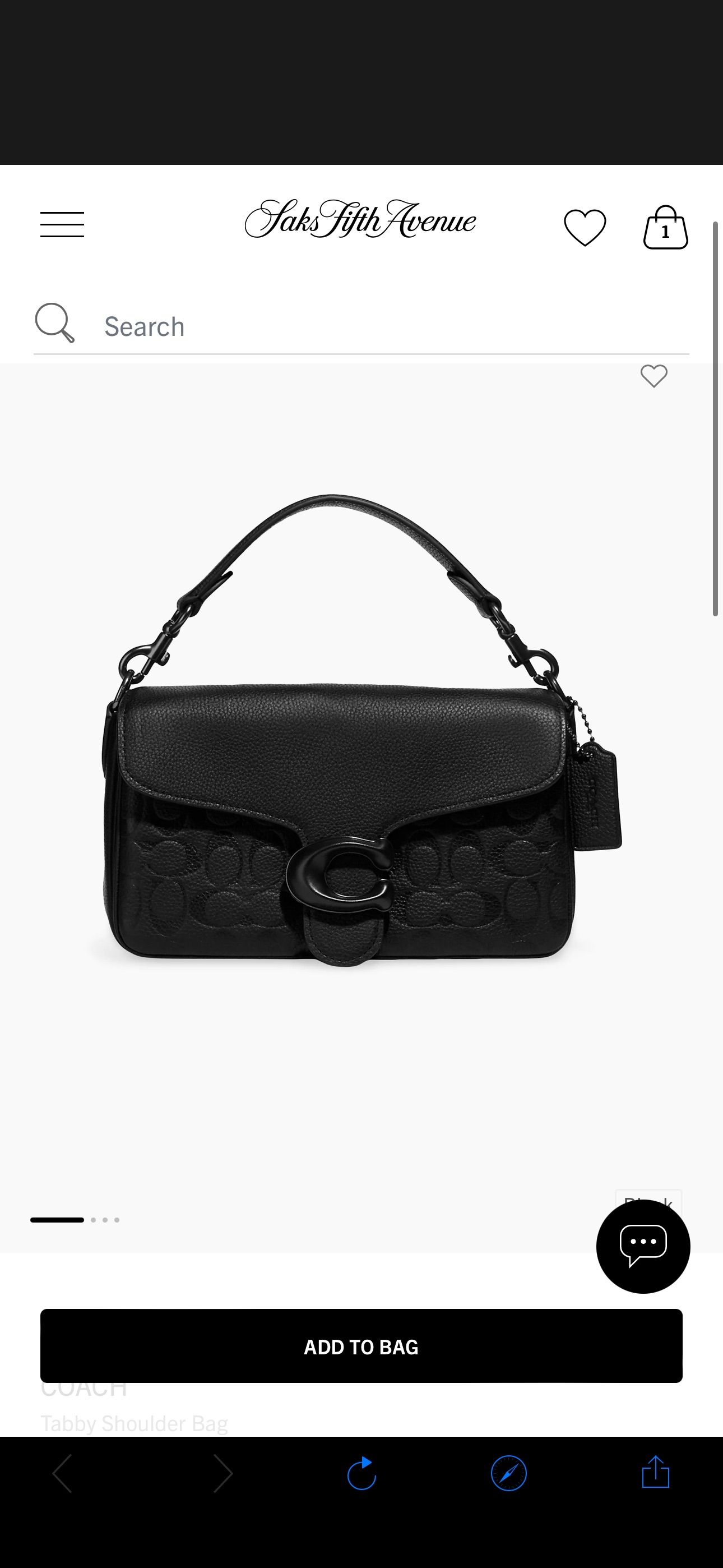 Shop COACH Tabby Shoulder Bag | Saks Fifth Avenue