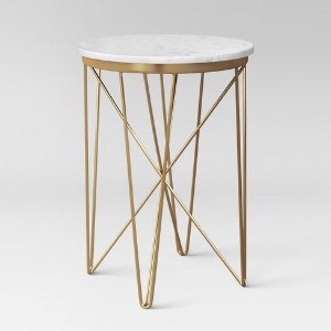 Marble Top Round Table Gold - Project 62 : Target