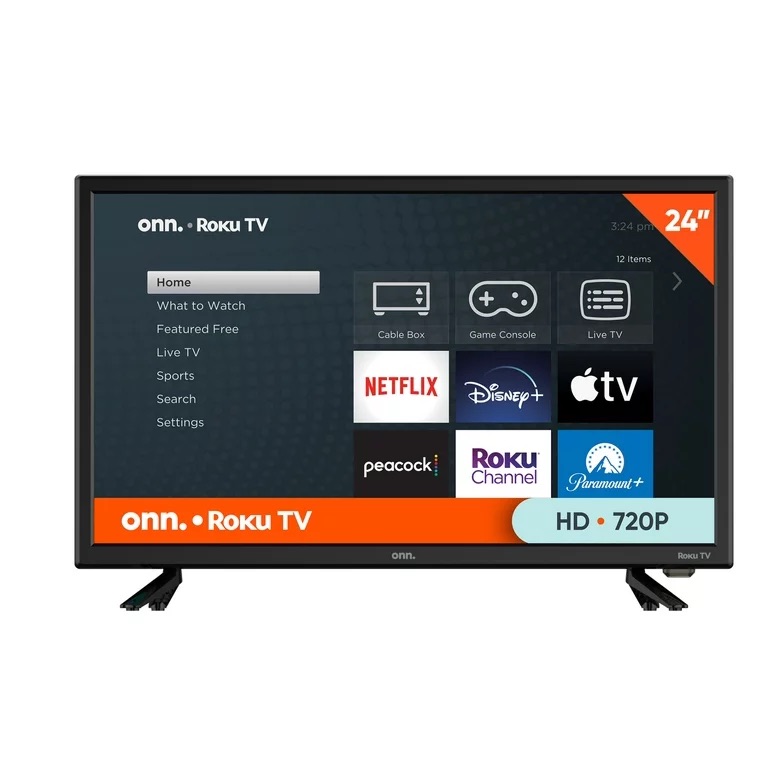 onn. 24” Class HD (720P) LED Roku Smart Television (100012590) - Walmart.com