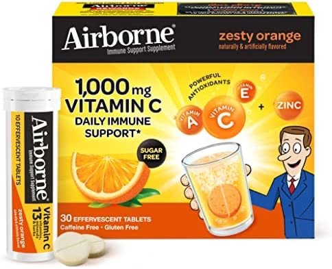 1000mg Vitamin C with Zinc Effervescent Tablets