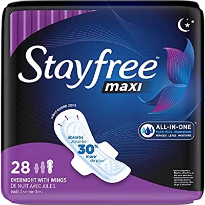 Amazon.com:stayfree超大夜用卫生巾
