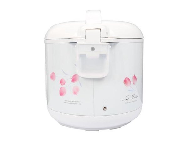 Tayama TRC-04 White Direct Heat 10-Cup Cooked Electric Rice Cooker