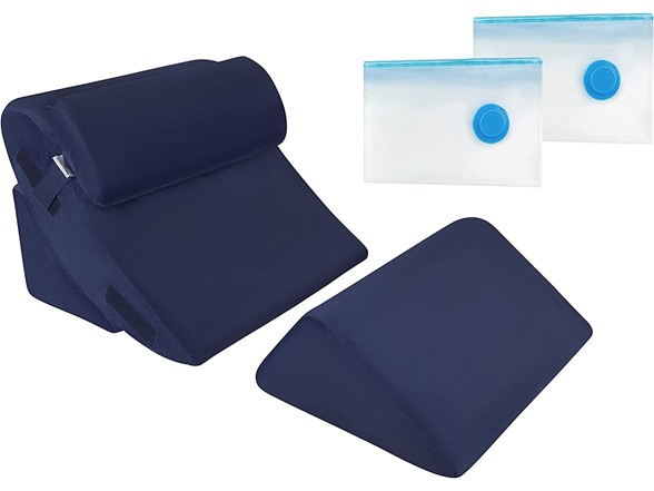 Luxe Casa 4 件套矫形床楔形枕头套装» $79.99