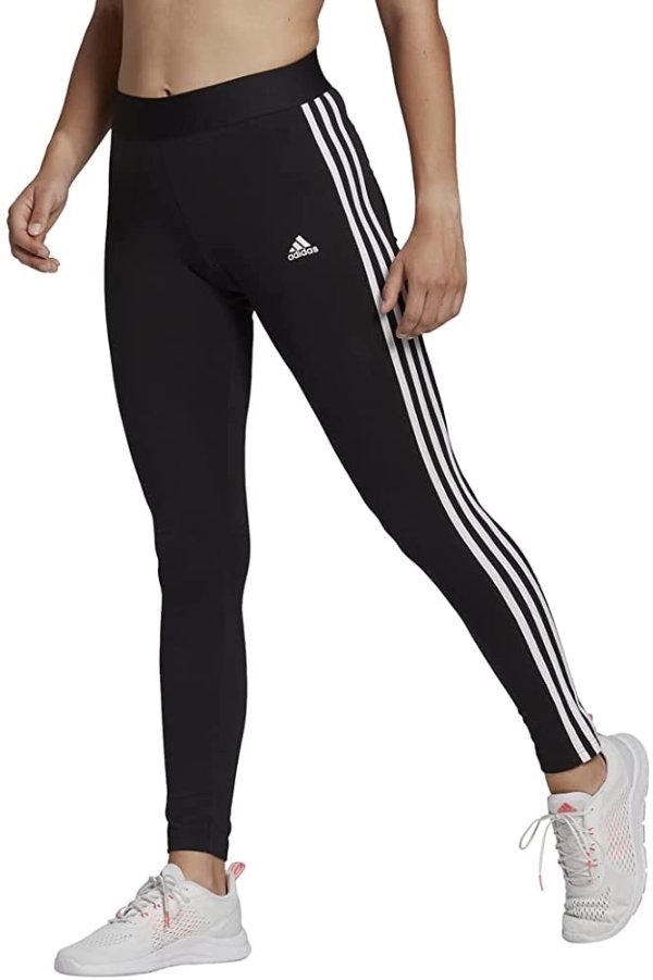Visit the adidas Store adidas Women's LOUNGEWEAR Essentials 3-Stripes Leggings