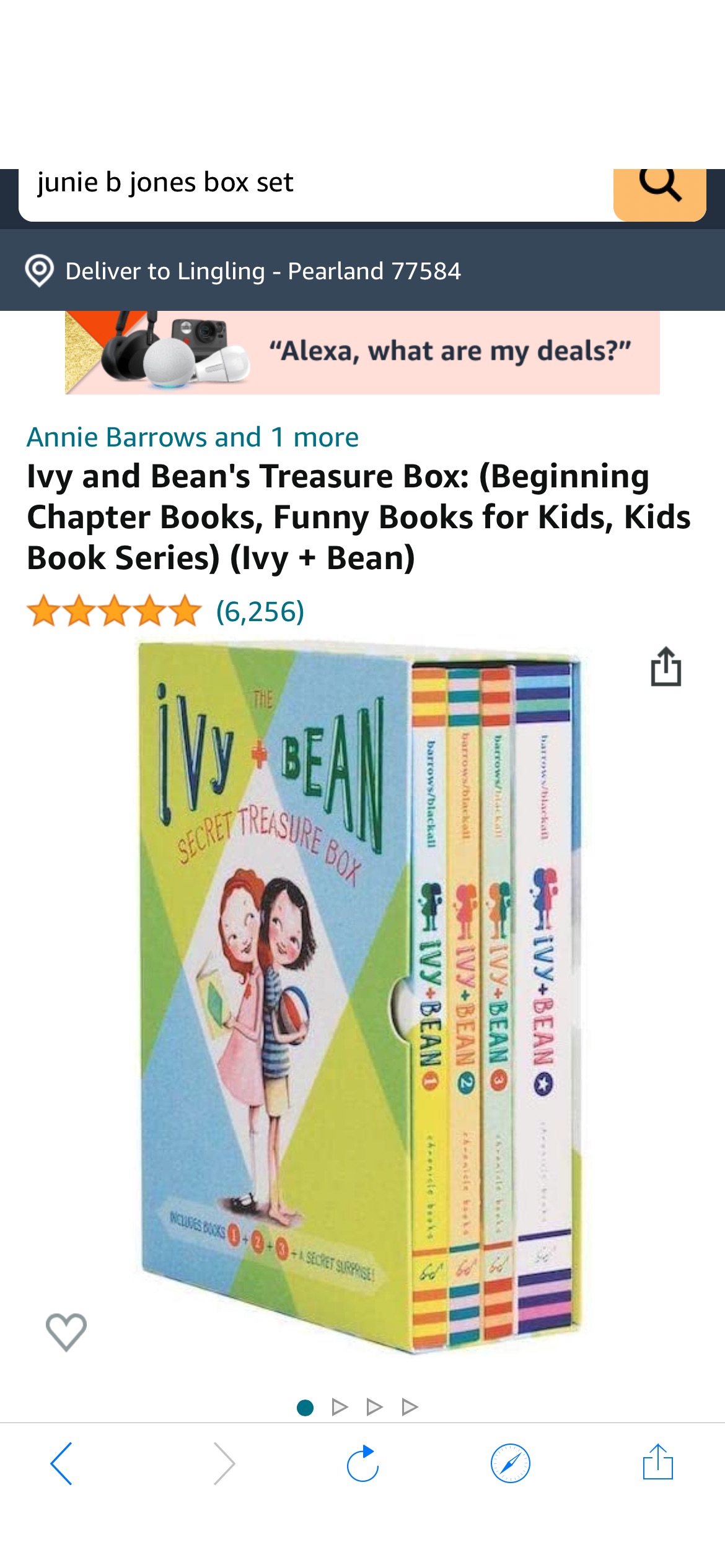 Amazon.com: Ivy and Bean's Treasure Box: (Beginning Chapter Books, Funny Books for Kids, Kids Book Series) (Ivy + Bean): 9780811864954: Annie Barrows, Sophie Blackall: Books