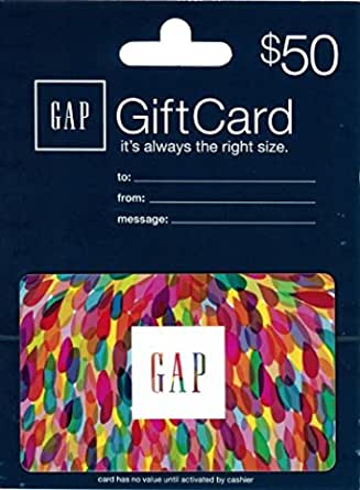 Amazon.com: Gap $50 Gift Card : Gift Cards