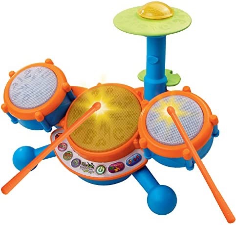 Amazon.com: VTech KidiBeats Kids Drum Set, Orange : Toys & Games
史低！【折后$10.12 Prime包邮】VTech 儿童架子鼓！！
