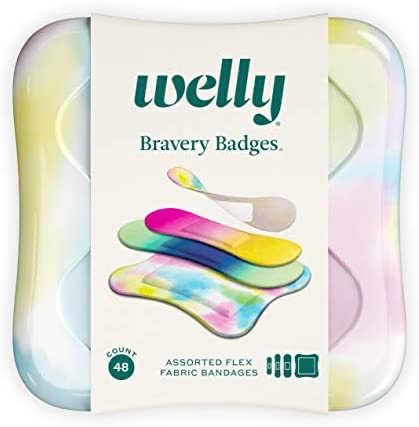 Welly Bandages | Adhesive Flexible Fabric Bravery Badges 48 Count