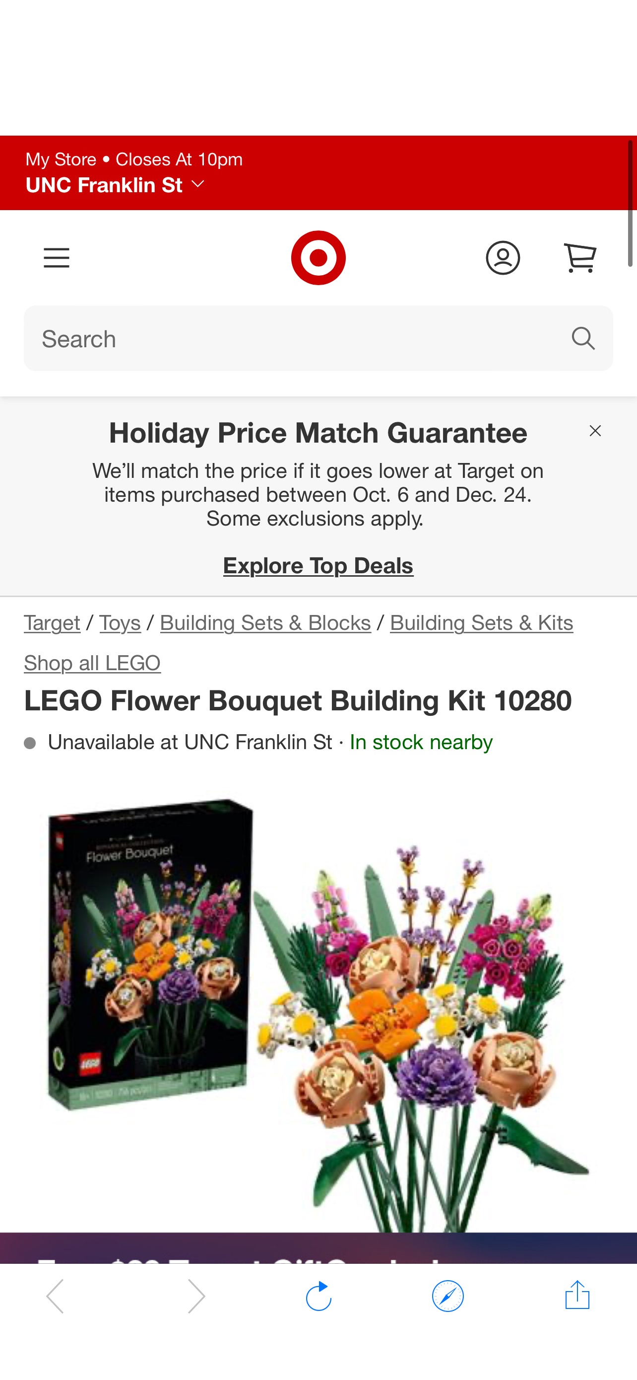 Lego Flower Bouquet Building Kit 10280 : Target