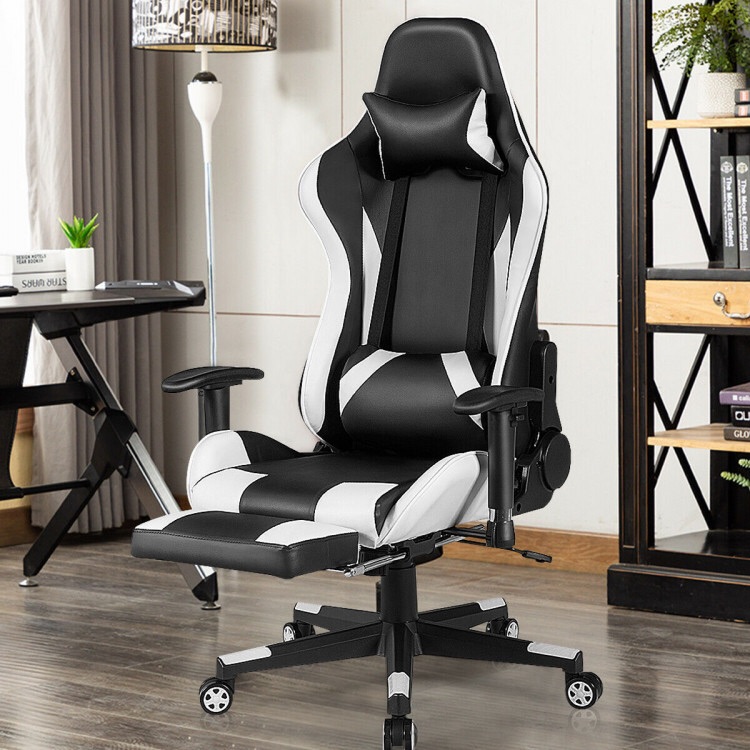 Massage Gaming Chair Recliner Gamer Racing Chair - Gaming Chairs - Chairs - Furniture。 电竞椅