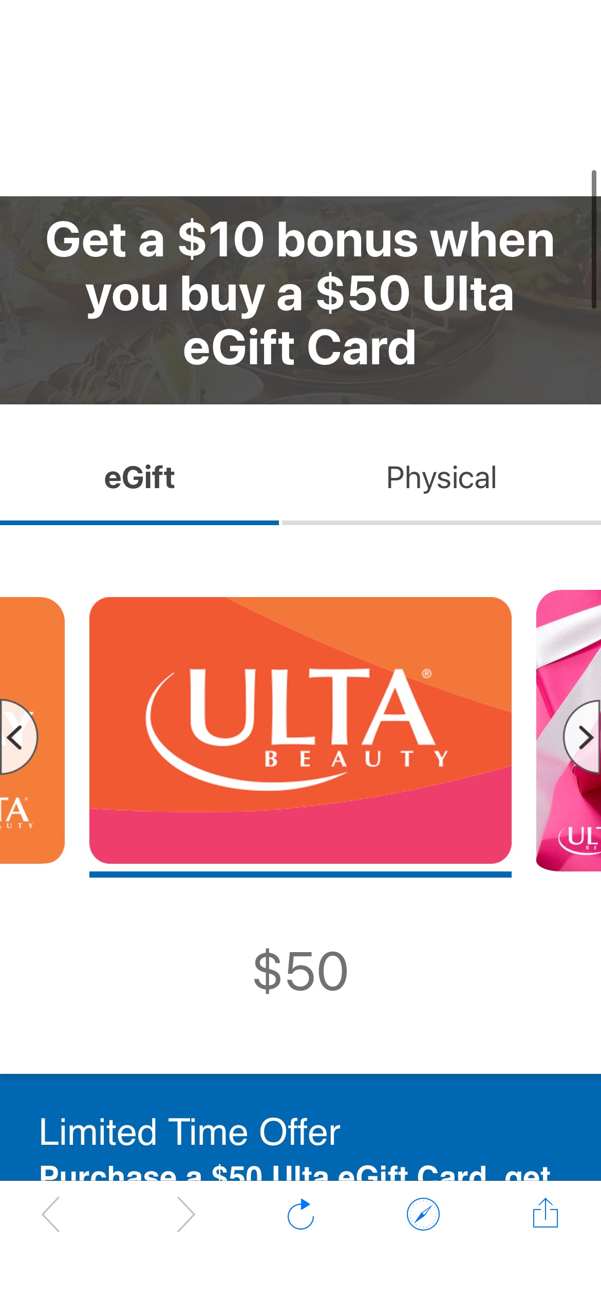 Ulta Beauty eGift Card | Kroger Gift Cards