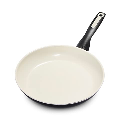 Amazon.com: GreenPan Rio Healthy Ceramic Nonstick 7" Frying Pan Skillet, 陶瓷不沾小煎锅 PFAS-Free, Dishwasher Safe, Black