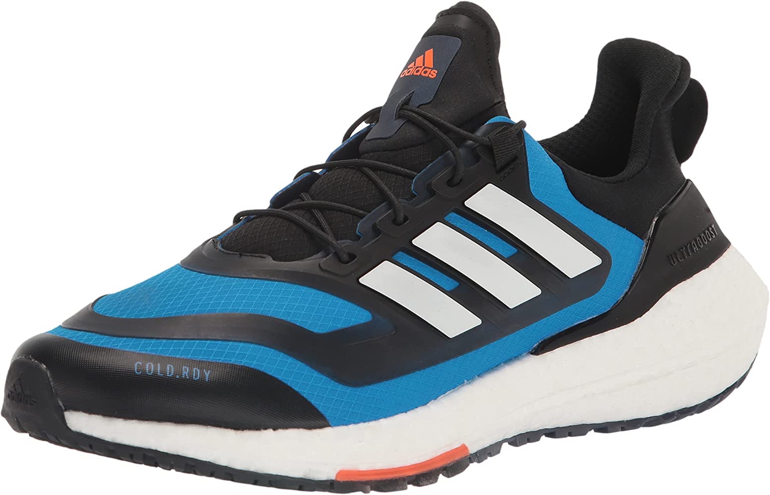 Amazon.com | adidas Men's Ultraboost 22 Cool.RDY Running Shoe, Black/Carbon/Impact Orange, 11.5 | Road Running