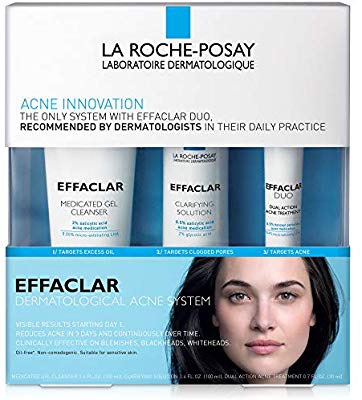 Amazon.com: La Roche-Posay Effaclar Dermatological Acne Treatment System, 2-Month Supply: Gateway 祛痘套准过