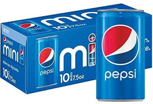 Pepsi Soda 百事可乐迷你装 7.5oz 10罐
