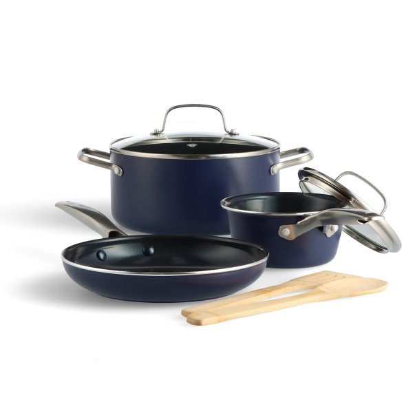 Ceramic Nonstick 7 Pieces Pots and Pans Cookware set