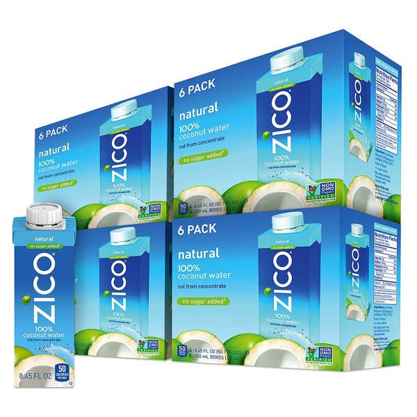 Premium Natural Coconut Water Drinks Pack of 24
