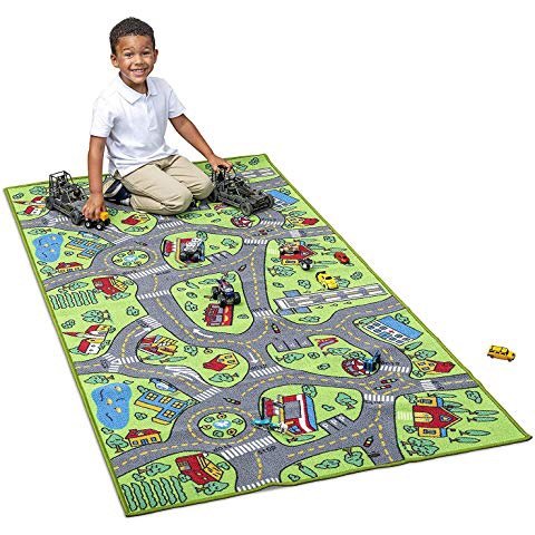 Kids Carpet Playmat City Life Extra Large