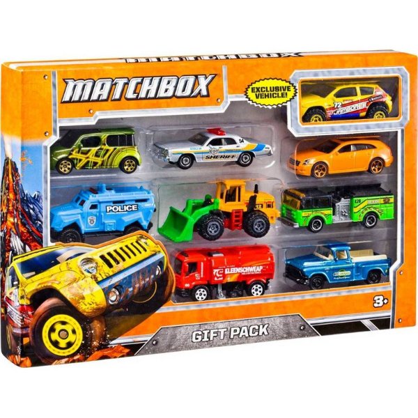 Matchbox 1:16 儿童玩具车9辆