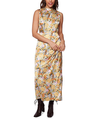 Lost + Wander Women's Wildflower Dusk Sleeveless Mock Neck Maxi Dress - Macy's