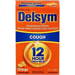 Delsym 12 Hour Cough Relief Liquid Orange Flavor