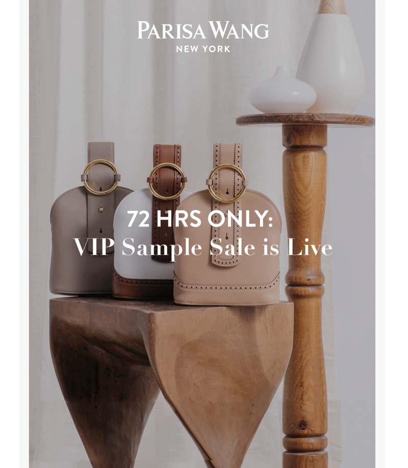 PARISA WANG® | The Original Bracelet Bag Designed in NYC現有美包72小時sale