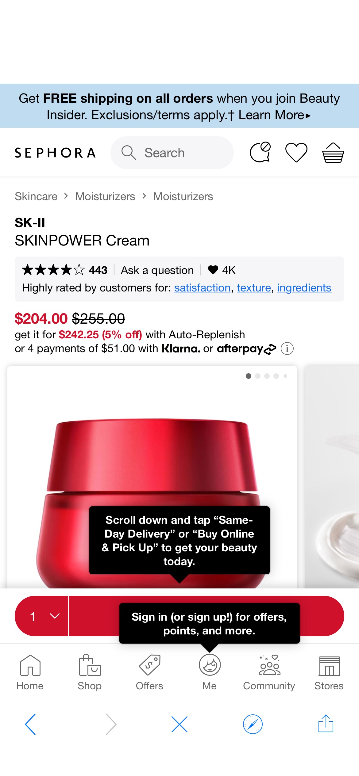SKINPOWER Cream - SK-II | Sephora