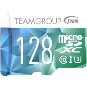 Team 128GB Color II Class 10 Memory Card with Adapter