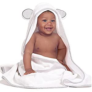 $16.88 寶寶浴巾 Ultra Soft Bamboo Hooded Baby Towel