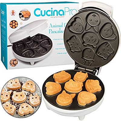 CucinaPro 华夫饼-一次制作7种小动物头像都是华夫饼