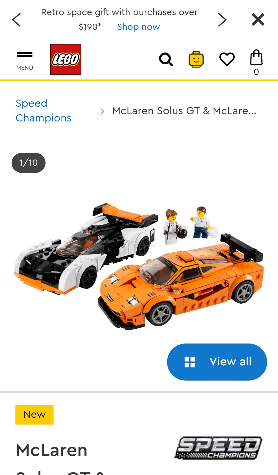 McLaren Solus GT & McLaren F1 LM 76918 | Speed Champions | Buy online at the Official LEGO® Shop US