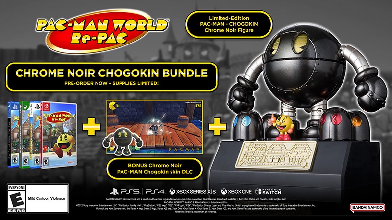 PAC-MAN WORLD Re-PAC: CHROME NOIR CHOGOKIN BUNDLE PS5