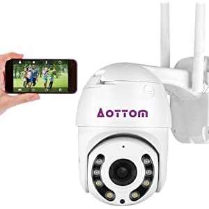 Amazon.com : 4MP PTZ Camera Outdoor, Aottom Wireless IP Camera Dome CCTV WiFi Security Camera
摄像头 上下90度 左右355 度 需使用折扣码 B089Q73R8Z  半价