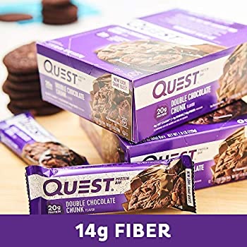 Quest Nutrition Double Chocolate Chunk 蛋白能量棒12个装