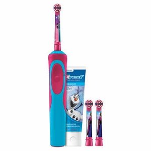 Oral-B 儿童电动牙刷套装 含3个超软刷头+泡泡糖口味牙膏
