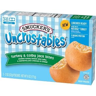 Uncrustables Frozen Turkey & Colby Jack Bites - 6oz/3ct