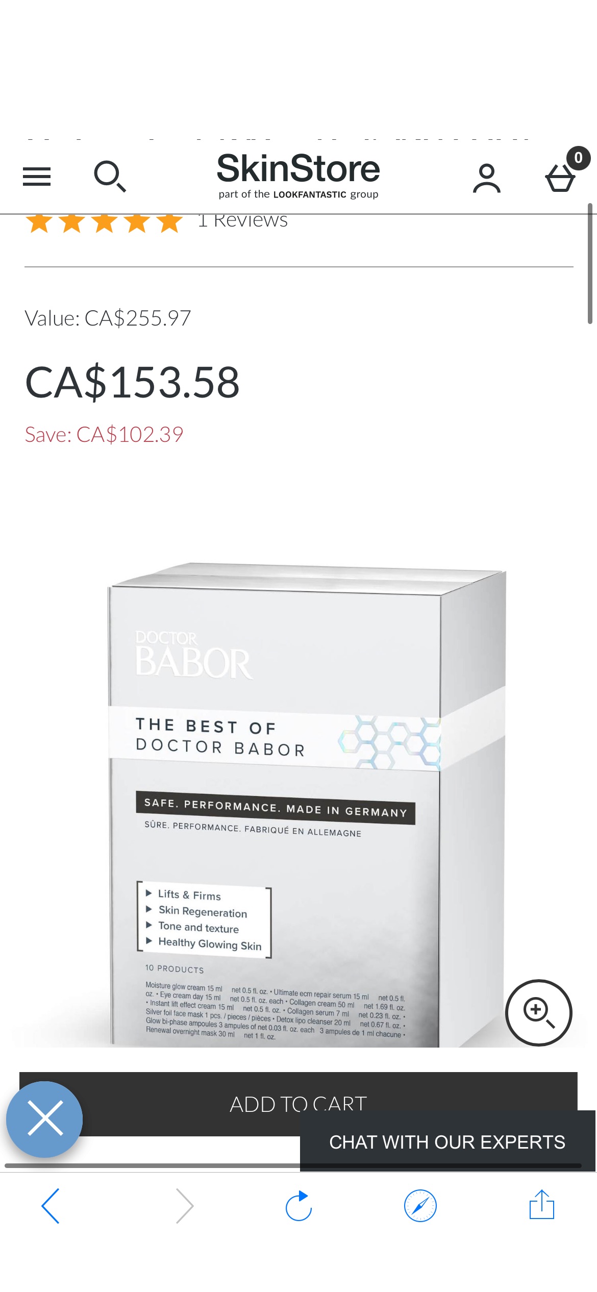 BABOR Best Of Doctor Babor Set (Worth $412.00) | SkinStore