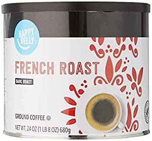 French Roast Canister Ground Coffee, Dark Roast, 24 Ounce