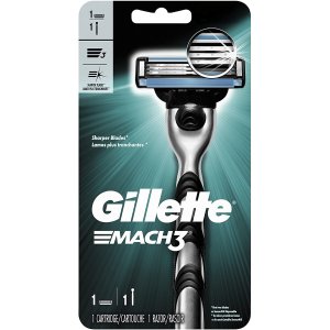 Gillette Mach3 Men's Razor Handle + 1 Blade Refill