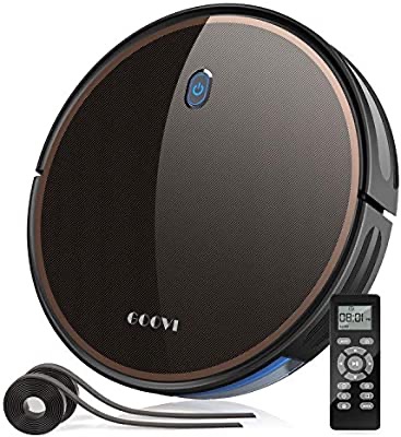 Amazon.com - GOOVI by ONSON Robot Vacuum, 2000Pa Robotic Vacuum Cleaner (Slim) Max Suction, Quiet Multiple Cleaning Modes, Self-Charging Vacuum with Boundary Strips吸尘器