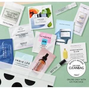 满35赠送Clean Sample Bag Sephora