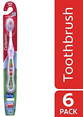 Colgate My First Baby and Toddler Toothbrush, Extra Soft - 6 pack 小童超软牙刷6支装